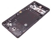 Carcasa Service Pack trasera / Tapa de batería color negro (Obsidian black) para Google Pixel 7, GVU6C, G949-00329-01